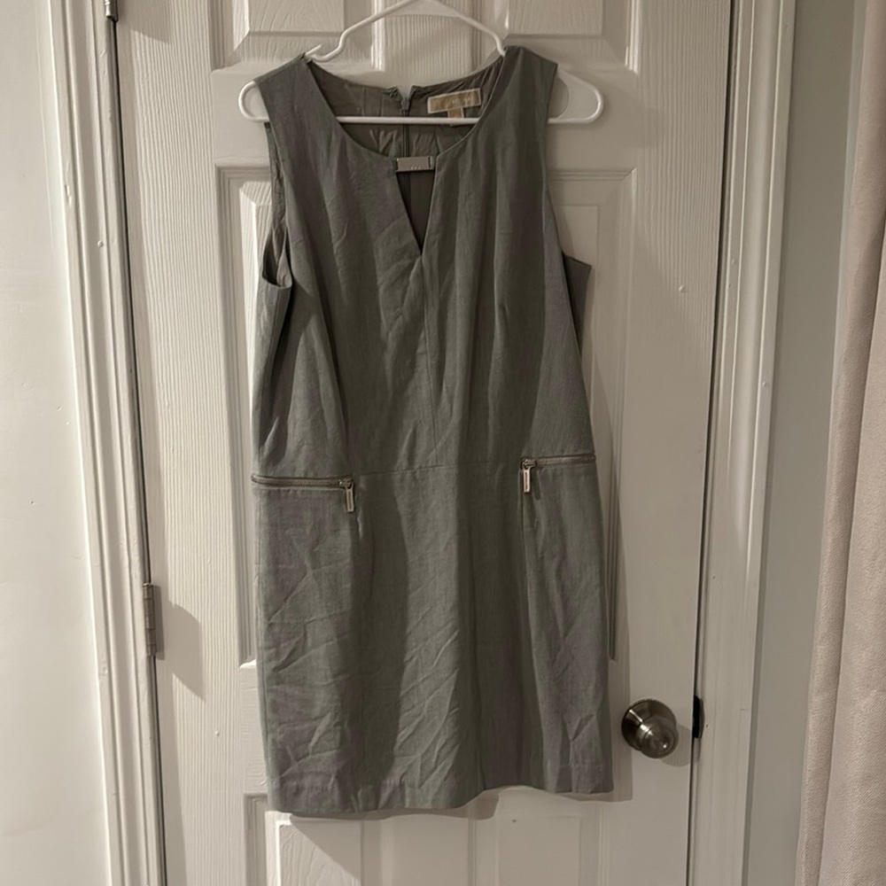Gray Sleeveless Dress